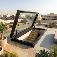 Ventana de Techo con Marco de Aluminio para Hotel o Villa en Australia, Fácil Instalación, Impermeable, Diseño para Proyectos de Iluminación Natural