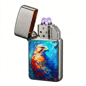 France Wholesale Rechargeable USB Cigarette <b>Lighter</b> <b>Windproof</b> Coil Slim Portable Pen Design Smoking Bar - Product Image 3