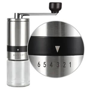 La caffetteria Espresso manuale in acciaio inossidabile fornisce il miglior macinacaffè manuale