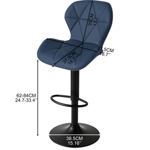 <span class=keywords><strong>เก้าอี้</strong></span><span class=keywords><strong>บาร์</strong></span> Pro Ready TUQ ทำความสะอาดง่าย หุ้มหนัง สำหรับใช้งานเชิงพาณิชย์ เบาะบุอย่างดี สำหรับ<span class=keywords><strong>บาร์</strong></span> <span class=keywords><strong>เก้าอี้</strong></span><span class=keywords><strong>บาร์</strong></span>หมุนได้ ลึก 37.5 ซม. พร้อมพนักพิง สำหรับล็อบบี้ - Product Image 2