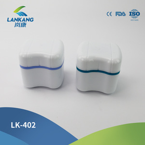 Estuche portátil para dentaduras postizas LK-402 para niños, caja de almacenamiento oral de plástico con tapa, uso ortodóntico - Product Image 5