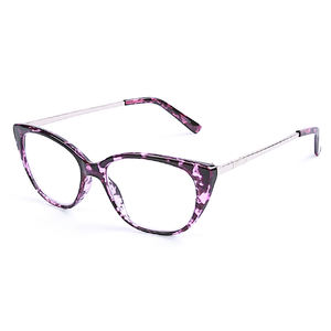 Unisex Anti luce blu <span class=keywords><strong>occhiali</strong></span> <span class=keywords><strong>da</strong></span> <span class=keywords><strong>vista</strong></span> donna montatura ottica nero bianco combinazione di plastica in metallo uso Computer ragazze - Product Image 1