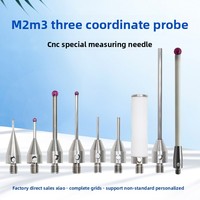 Sonde de Mesure CNC Makinopc avec Filetage M4, Neuve, en Acier Domestique, Composant Moteur à Noyau de Rubis 3D, Garantie 3 Mois