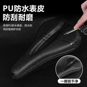 Coussin de selle de vélo confortable, en silicone épais, absorbant les chocs, pour vélos de route et de montagne, unisexe, pour adultes, toutes saisons - Product Image 2