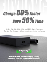 Chargeur de bureau personnalisé Fuyuang 120W Gan, chargeur Gan 240W, chargeur Gan 140W et chargeur Gan 200W