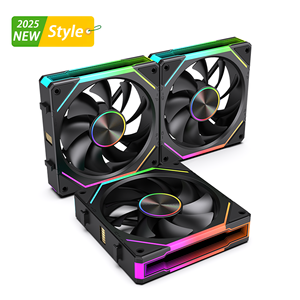 LOVINGCOOL Tandem connessione ARGB ventola 12025mm custodia per <span class=keywords><strong>Computer</strong></span> <span class=keywords><strong>Gaming</strong></span> <span class=keywords><strong>CPU</strong></span> Cooler per Pc radiatore in rame ventola telecomando - Product Image 2