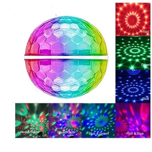 Lanterna della discoteca della casa di nuovo arrivo USB fornisce la luce della fase della piccola lampadina della sfera magica di plastica all'aperto della luce dell'atmosfera di RGB dell'automobile - Product Image 1
