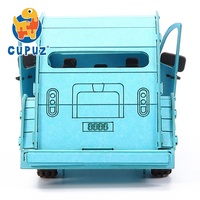 CUPUZ Rompecabezas de Papel 3D Modelo de Auto Citroën, Auto Clásico Francés Vintage, Manualidad Hecha a Mano, Juguete de Regalo para Niños y Adultos