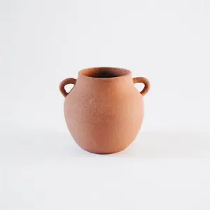 Vaso de planta binaural, para casa de alta qualidade, jardim, potes de argila, planta interna, de terracota