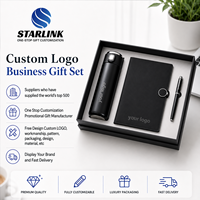 Ensemble cadeau d'entreprise avec logo personnalisé, thermos, bloc-notes à boucle magnétique, stylo signature, OEM, cadeaux promotionnels en gros pour le bureau et les entreprises