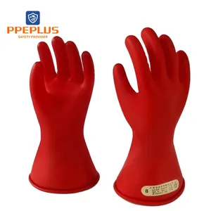 Chine PPE PLUS marque classe 00 Latex sécurité gants isolants électriques gants d'entretien de tramway