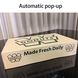 OMT Custom Auto Pop Up Style Cajas De Donas Mochi Donut Cake Boites A Beignet Caja De Papel Embalaje Con Logo - Product Image 4
