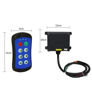 A600 LCC 6 button single speed car tailgate 433 UHF small light radio wireless industrial remote control