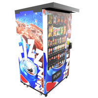 ZhongDa Allemagne Standard Extérieur Alcool Snack Distributeur Automatique Auvent SDK Fonction SPCC Matériel Réfrigérateur Compresseur De Refroidissement