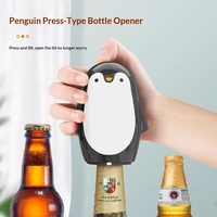 Penguin Press-flesopener, wijnkurk afsluiten, speciale tang voor bierflessen voor thuisgebruik, creatief multifunctioneel type voor thuisgebruik