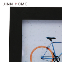 Bingkai Foto Kayu Hitam Jinn Home Decor 5x7 Inci, Bingkai Meja untuk Menampilkan Gambar Kecil, Ramah Lingkungan dengan Logo yang Dapat Disesuaikan