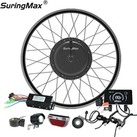 Vélo cargo E-MTB de banlieue directement d'usine, contrôleur à onde sinusoïdale 48V, écran LCD NFC, kit moteur moyeu sans engrenage 500W pour vélo électrique, pour OEM ODM
