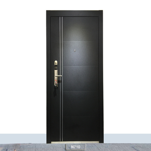 Ultimo Modello di <span class=keywords><strong>Porta</strong></span> di Sicurezza in Acciaio a <span class=keywords><strong>Due</strong></span> Colori di Alta Qualità, <span class=keywords><strong>Porta</strong></span> in Ferro per Stanza Blindata - Product Image 1