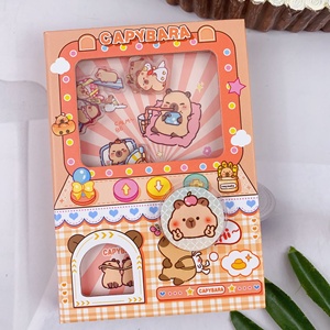 Nuovo meccanismo capibara Gacha Notebook simpatico cartone animato A7 Notebook Stress-alleviamento Gacha macchina diario scritto a mano - Product Image 2