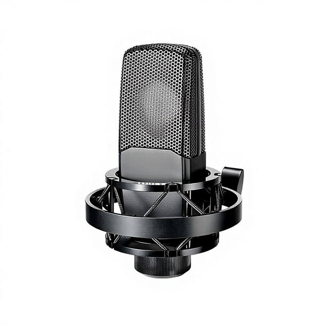 For TAK45 Gold-plated 34MM Large Diaphragm Cardioid Condenser Microphone XLR Wired Recording Sound Card Full Set