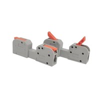 Bloc de jonction rapide 2604D 1P 250V 32A Montage sur rail DIN (1 entrée/1 sortie) pour appareils électroménagers et contrôle d'éclairage