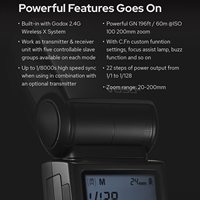 Flash Speedlite para Cámara Godox V850III para Canon, Nikon, Sony, Fuji, Olympus