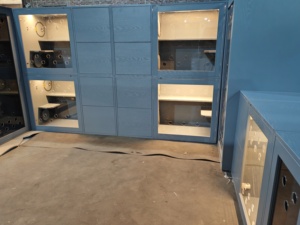 猫に優しい キャットコンド 広々とした空間と広い可動域 プッシュボタン式ドアシステム 猫用キャビネット - Product Image 4