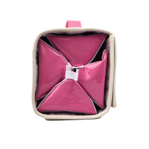 High Quality Square Carry Canvas Cosmetic Bag Fashionable Durable <b>Makeup</b> Organizer <b>Case</b> - Product Image 4