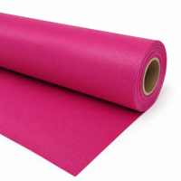 Tissu Air Dancer en PVC tissé 500D 18x18 rose hydrofuge pour promotions de marque