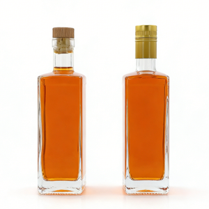 Bouteilles de vodka carrées en verre de 750 ml avec bouchon en liège et marquage à chaud pour la <span class=keywords><strong>tequila</strong></span> - Product Image 5