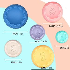 Cao su mềm vỏ trứng hình số khối xây dựng cho trẻ sơ sinh và trẻ mới biết đi nhận thức và Đồ chơi giáo dục làm bằng vinyl - Product Image 4