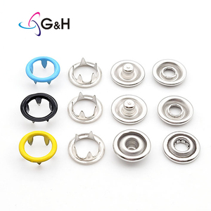 Tùy chỉnh giá thấp 8mm/9mm/10mm/11mm/11.5mm/12mm/12.5mm/13mm/14mm/15mm Snap nút màu đen Snap nút ngọc trai - Product Image 1