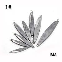 Hessen 5g 7g 10g 15g 18g 20g 21g 30g 40g 60g 80g Plomb lent à pêche non peint, leurres métalliques non peints, leurres jig