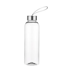 Botella de Agua Deportiva Transparente de Plástico Transparente de Marca 2026 Sin Logotipo - Product Image 1