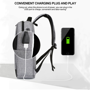 Personalizzato mens sac a dos usb charger impermeabile <span class=keywords><strong>smart</strong></span> back <span class=keywords><strong>pack</strong></span> anti furto di scuola di ricarica del computer portatile zaino con porta usb - Product Image 4