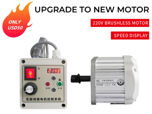 Máy tiện kim loại điện không chổi than FuSai 500W FS-7075D mới với bàn đúc dùng để sửa chữa gậy bi-a - Product Image 5