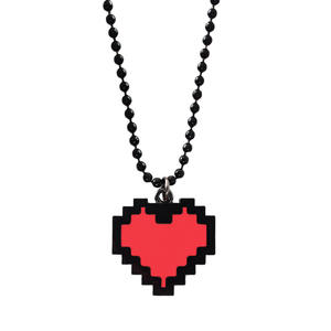 พวงกุญแจรูปหัวใจสีแดงรูปแซนส์อันเดอร์เทล - Product Image 3