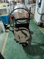 Pumpmaster 2 - Distributeur d'huile mobile monté sur chariot à commande pneumatique, rapport 3:1, pour fûts de 205 litres