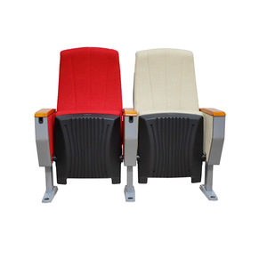 Chaise d'auditorium Pilot Série 505, coque en plastique épaisse, structure en alliage d'aluminium, sièges pour salles de conférence scolaires - Product Image 2
