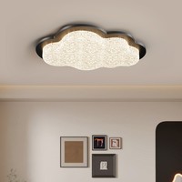 Lampu Plafon LED Modern Model Cloud, Lampu Tempel Plafon Besi untuk Kamar Tidur dan Ruang Tamu