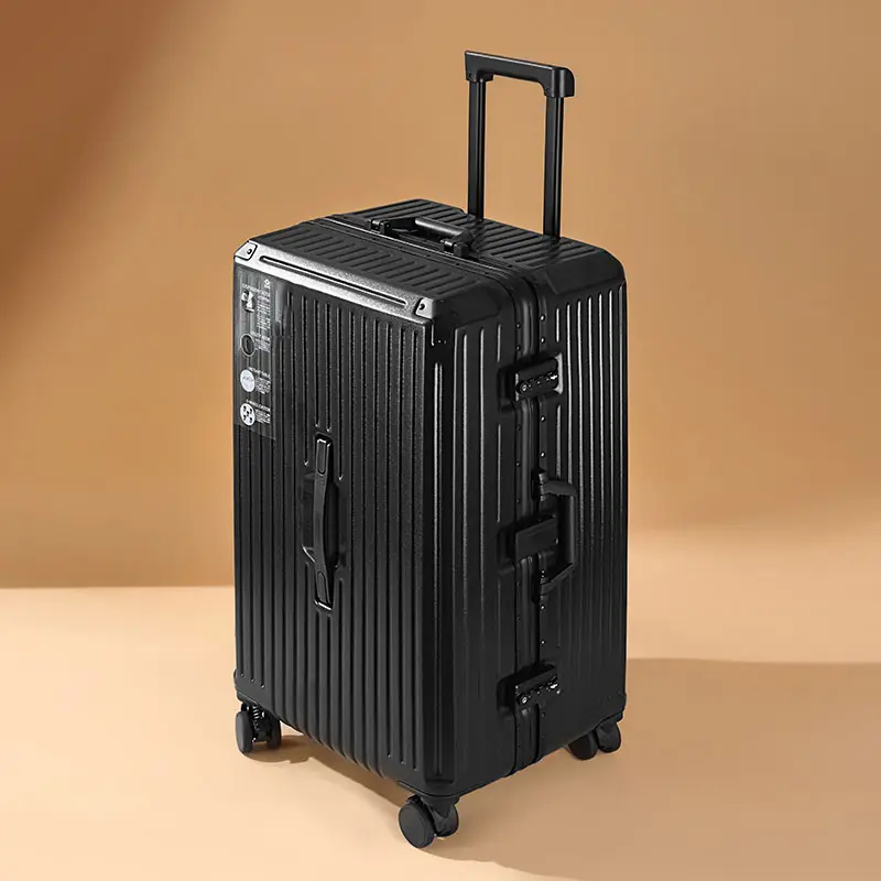 2024 nouveau Design de mode voyage bagages valise silencieux Spinner roues résistant aux rayures Texture léger PC TSA serrure grand