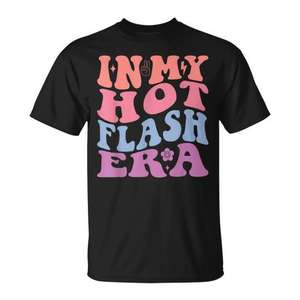 Camiseta In My Hot Flash Era con síntomas de la menopausia y la perimenopausia, regalo divertido para mujeres - Product Image 1