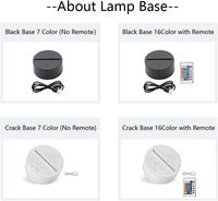 Lampe LED Effaçable Transparent Acrylique Message Note Board Diy Creative Gift Rewrirable USB 3D Led Night Light With Pen Veilleuse LED