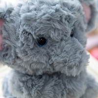 Éléphant en peluche personnalisé avec logo, compagnon de bureau, décoration de bureau mignonne, jouet en peluche pour souvenir ou cadeau
