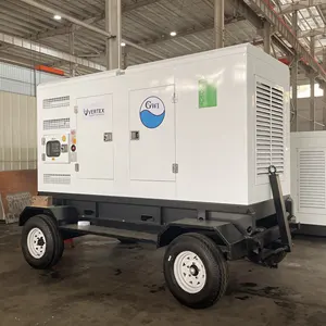 Buoni fornitori all'ingrosso tipo rimorchio silenzioso 125kva yuchai generatori industriali prezzi generatore diesel 100kw
