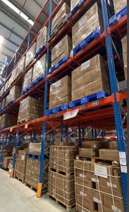 Roulettes pour rayonnages, robustes, modulaires, en acier, extensibles, emboîtables, 200 m, revêtement poudré, compatibles chariots élévateurs, pour stockage - Product Image 2