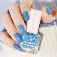 Vernis à ongles KUDAN à séchage rapide, couvrance totale, à base d'eau, pelable, brillant, pour manucure DIY et professionnelle, certifications complètes, approvisionnement en gros