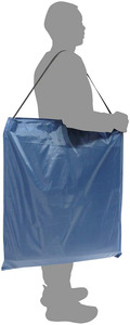 Chaise de plage pliable portable avec dossier et appui-tête réglables, poche de rangement, design traditionnel, mobilier d'extérieur - Product Image 6