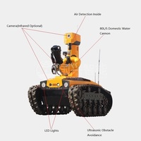 Robot Pemadam Kebakaran Elektronik Besar Internasional Guoxing RXR-M80D-13KT yang Fleksibel