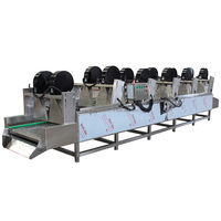 110V Goedkope Groente Dehydrator 3M Nieuw Model Industriële Groente Fruit Was- Reinigings- en Droogapparatuur